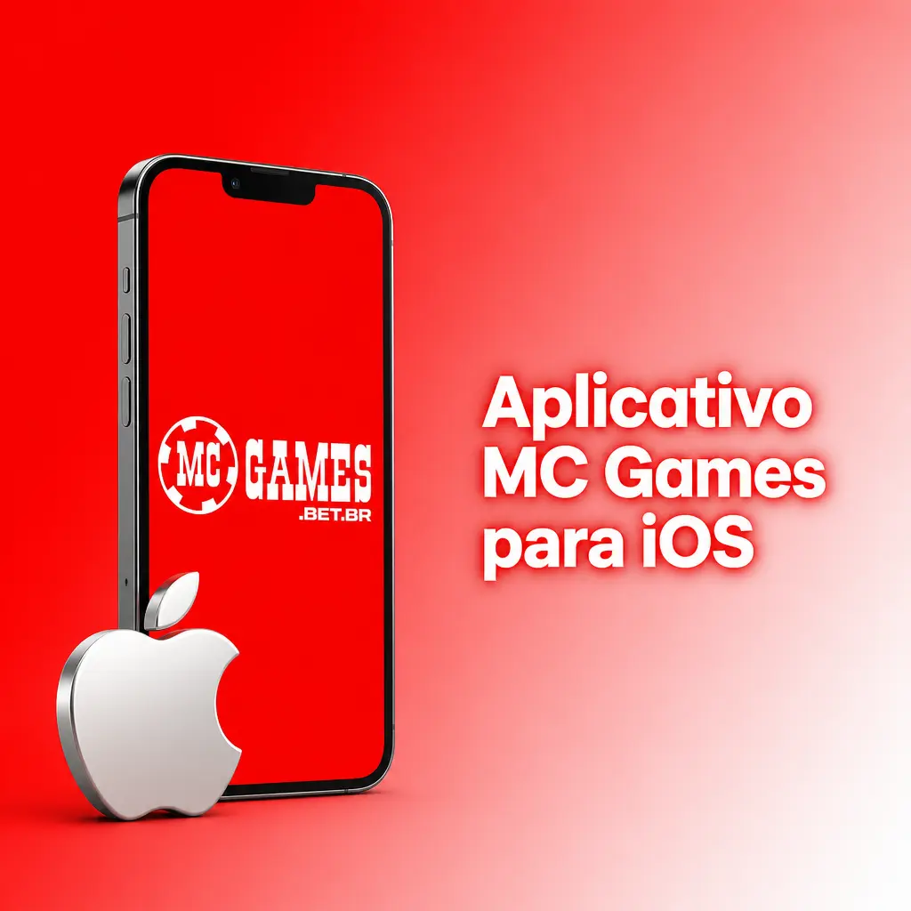 Ícone do web app MC Games na tela inicial de iPhone, instalado via Safari para iOS 13 ou superior.