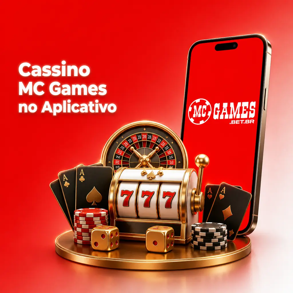 Cassino MC Games no app: slots, ao vivo, crash, mesa e bingo organizados por categoria, com fluidez em 4G.