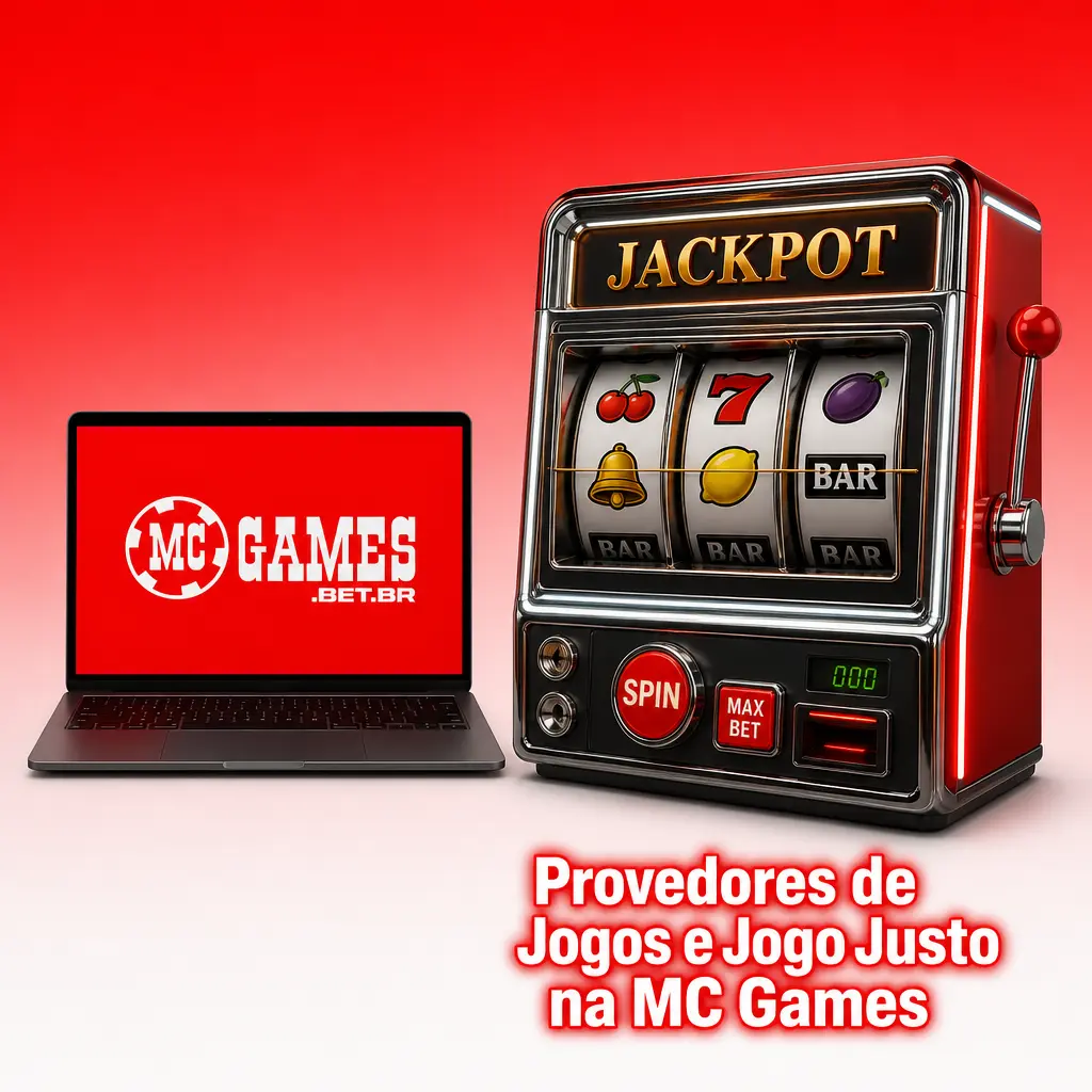 Provedores de jogos da MC Games, como Pragmatic Play e Evolution, com RNG certificado e sistema Provably Fair